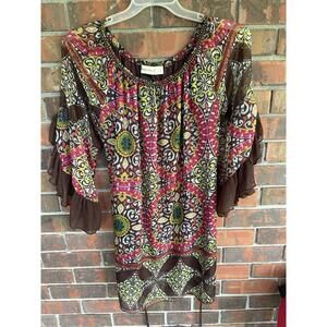 Urban Mangoz Tunic Dress Size Large Boho